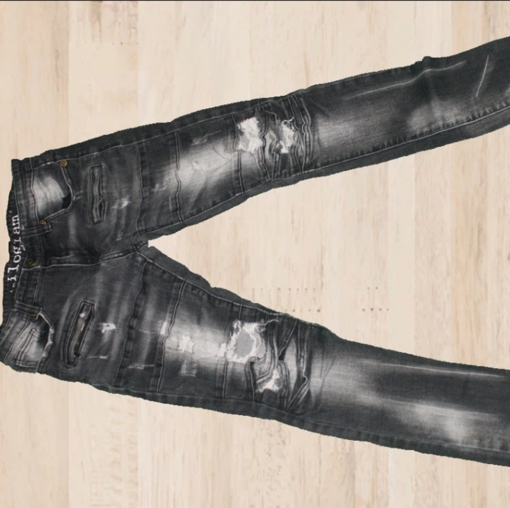 Kilogram Black Zipper Jeans